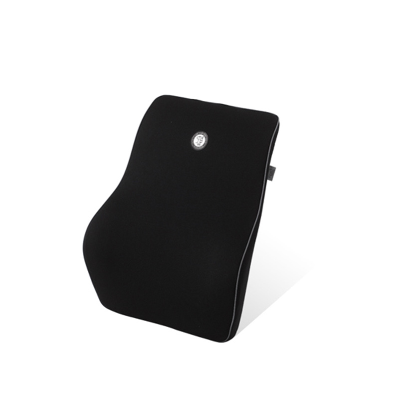 GiGi吉吉汽车腰靠 车用护腰部靠垫 腰托腰枕腰垫靠枕靠背 简约纤皮竹炭记忆棉G-1227