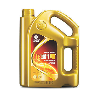 龙蟠 全合成机油正品汽车汽油发动机润滑油 龙蟠1号 SN 5W-40 4L