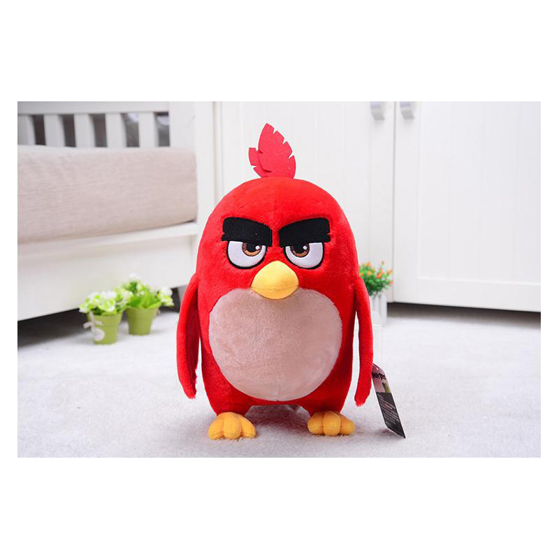 愤怒的小鸟公仔Angry Birds毛绒玩具大号布娃娃 12寸约32cm