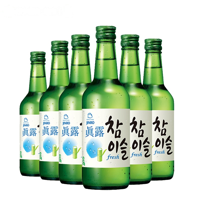 真露韩国烧酒17.8度360ml*6瓶