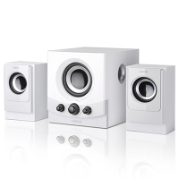恩科(ENKOR)E600 有源2.1多媒体电脑音响木质低音炮音箱 灰色
