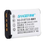 桑格NP-BX1电池+座充 适用索尼RX1 RX1R RX100II M2/M3/M4黑卡WX350 HX50 HX30