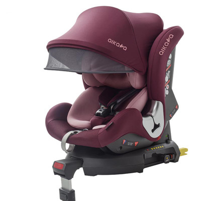 儿童安全座椅 原装进口 爱卡呀aikaya 宝宝 0-7岁 isofix接口 双向安装s-100(带遮阳帽)