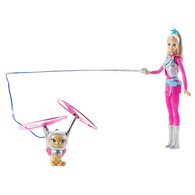 Barbie芭比娃娃星际大冒险之飞行宠物套装 女孩动漫儿童玩具 3-6岁 DWD24