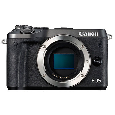 佳能(Canon) EOS M6黑色 (单机身不含镜头) 微单相机 约2420万像素 全像素双核AF WIFI功能