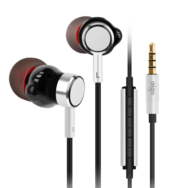 爱国者(aigo)A690 圈铁入耳式耳机 三段式带麦线控 双系统智能线控苹果/安卓通用 黑色