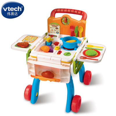[苏宁自营]伟易达(Vtech) 厨房购物车 儿童宝宝过家家女孩早教益智玩具套装手推车