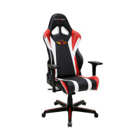 迪锐克斯(DXRacer) R208黑红白色电脑椅电竞椅转椅家用人体工学赛车游戏椅子