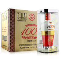 五粮液出品 100年传奇 淡雅 52度 浓香型白酒 500ml*6 整箱装