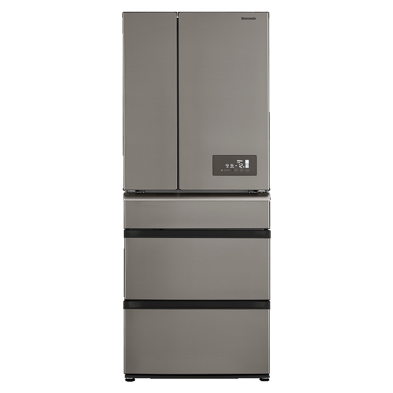 松下(Panasonic)NR-EE50TP1-S 498升 多门冰箱 家用电冰箱 多开门 风冷无霜智能变频 除味 银色