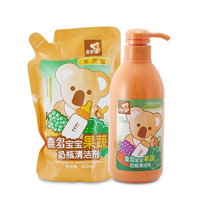 喜多宝宝果蔬奶瓶清洁剂-(500ml+450ml)-H3404091