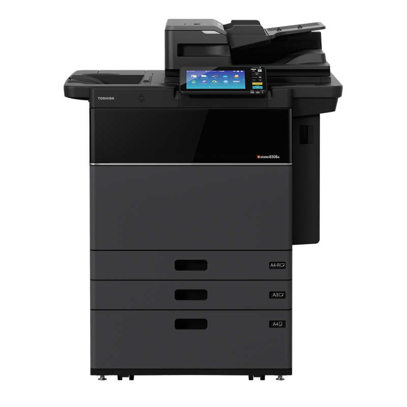 东芝黑白数码复合机e-STUDIO8508A 大型机 标配双面器+双面同步扫描输稿器 扩展大容量供纸器
