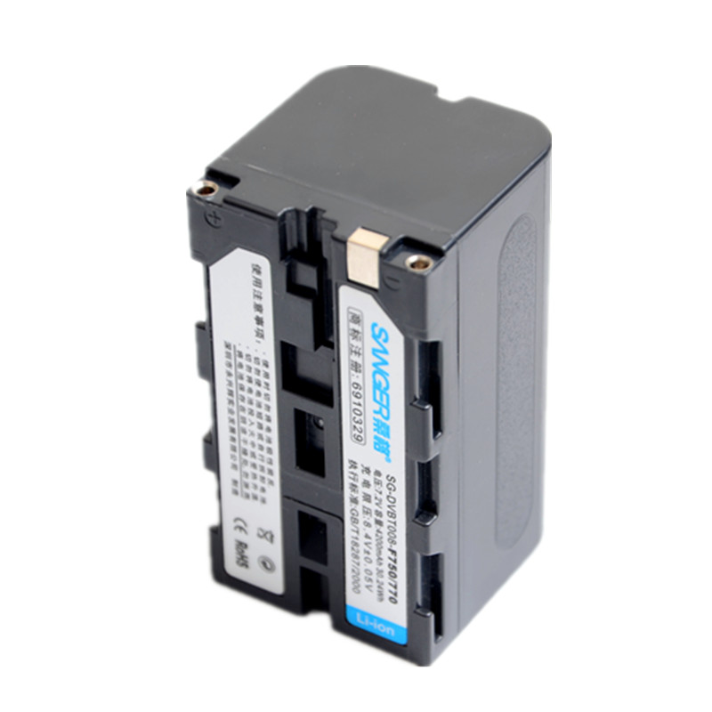 桑格NP-F750电池 适用索尼NX100 NX3 198P 2500C摄像机电池