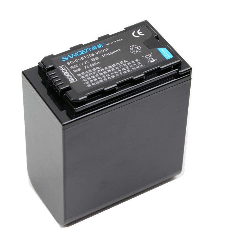 桑格VW-VBD98电池 适用松下PX270 PX298 MDH2 FC100 DVX200 UX90MC