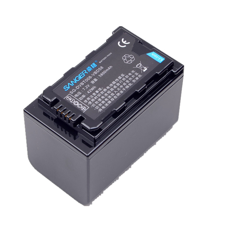 桑格VW-VBD58电池 适用松下PX270 PX298 MDH2 FC100 DVX200 UX90MC