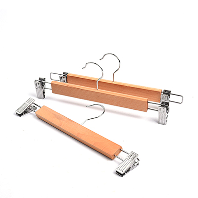 思倍多 实木裤夹子衣柜带夹衣架袜夹裙夹实木裤子挂服装店衣裤夹儿童裤架