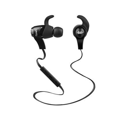 魔声(Monster)iSport wireless 爱运动 无线蓝牙耳机 入耳式耳塞运动耳机 线控带耳麦手机耳机 黑色