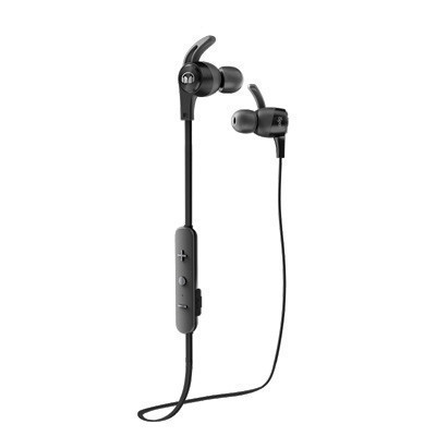 魔声(Monster)iSport Achieve BT爱运动无线蓝牙耳机 手机通用带耳麦耳塞入耳式跑步耳机黑色