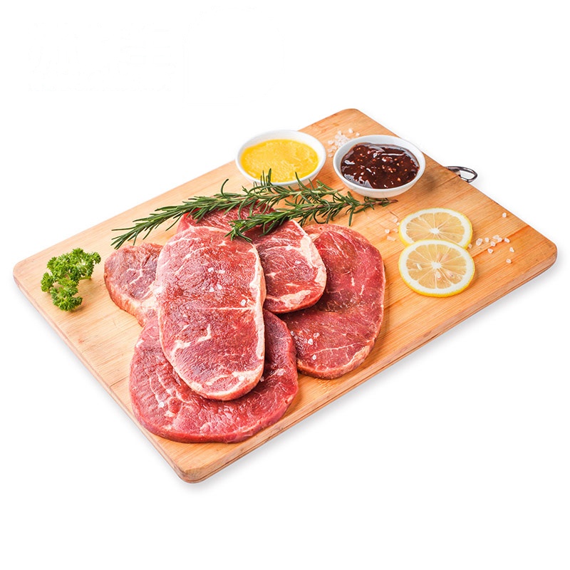 【苏宁生鲜】恒都澳洲菲力西冷肉眼牛排套餐150g*10(赠油、酱) 恒都