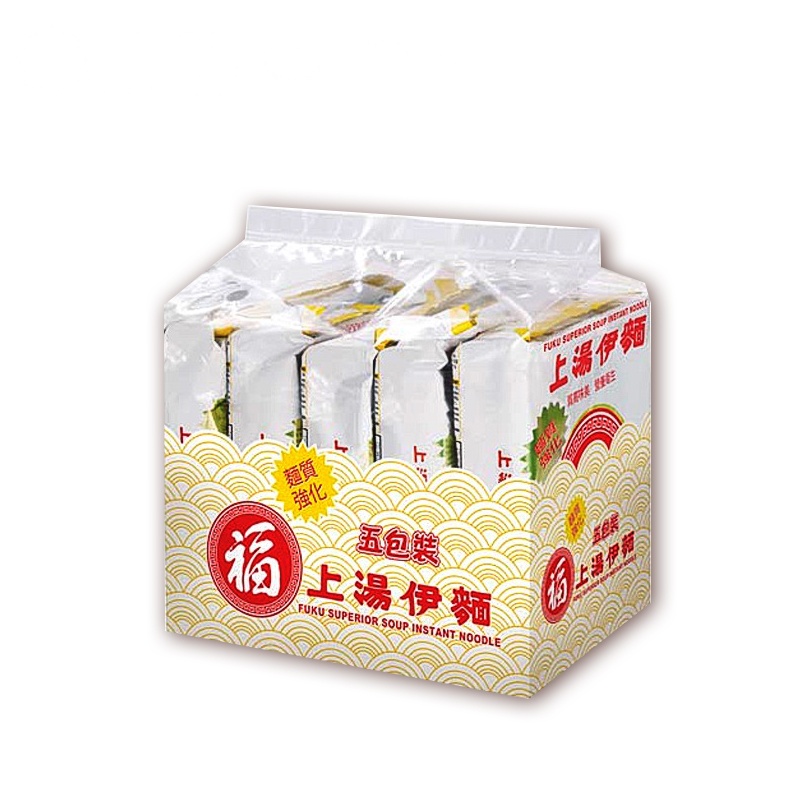 香港福字上汤味油炸方便面5包装90g*5袋