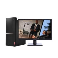 联想(Lenovo)扬天商用T4900d台式电脑 20.7英寸显示器(I3-7100 4G 500G 集显 DVD W10H)