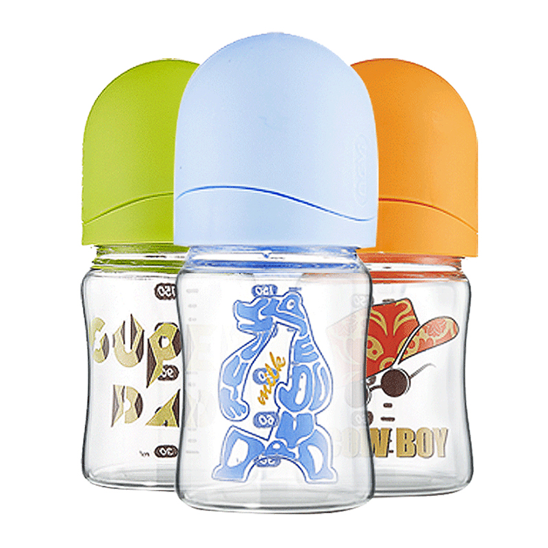 新贝宽口径玻璃奶瓶 XB-8921