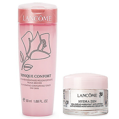 兰蔻Lancome清滢两件套（柔肤水50ml+舒缓凝霜15ml)