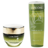 兰蔻Lancome新根源补养/水光润养两件套（面霜15ml+美容液50ml)