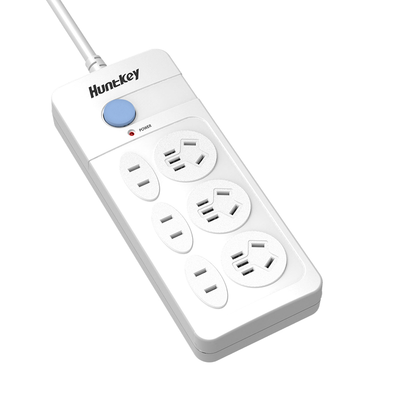 航嘉排插 电源插线板接线板 总控开关插座插排家用6位三米拖线板SM603