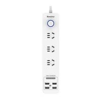 航嘉(Huntkey)SST307 1.8米 USB*4充电家装版 智能7位插座/排插/插排/插线板/接线板/拖线板