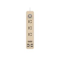 航嘉(Huntkey)SST-307(金色)1.8米 USB*4插座/排插/插排/插线板/接线板/拖线板/防雷/过充保护