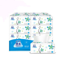 洁云(Hygienix) 抽纸 漫步森林系列 三层130抽*8包纸巾