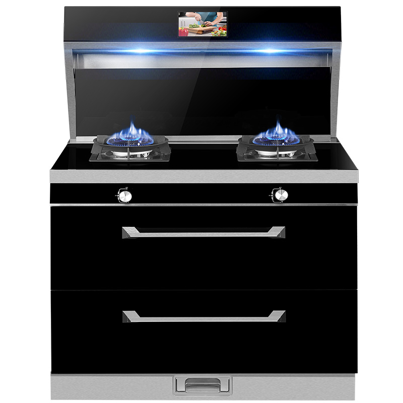 十口田(SUNCOTEN) SKT-K2L 集成灶自动清洗正品 侧吸下排油烟机燃气灶 环保灶烟灶消集成灶大吸力猛火环保灶