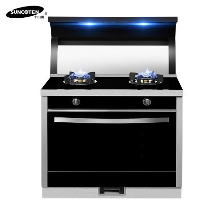 十口田(SUNCOTEN) SKT-K2K 集成灶自动清洗正品 侧吸下排油烟机燃气灶 环保灶烟灶消集成灶大吸力猛火环保灶