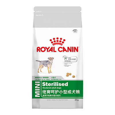 皇家(ROYAL CANIN)狗粮 绝育呵护小型成犬2KG