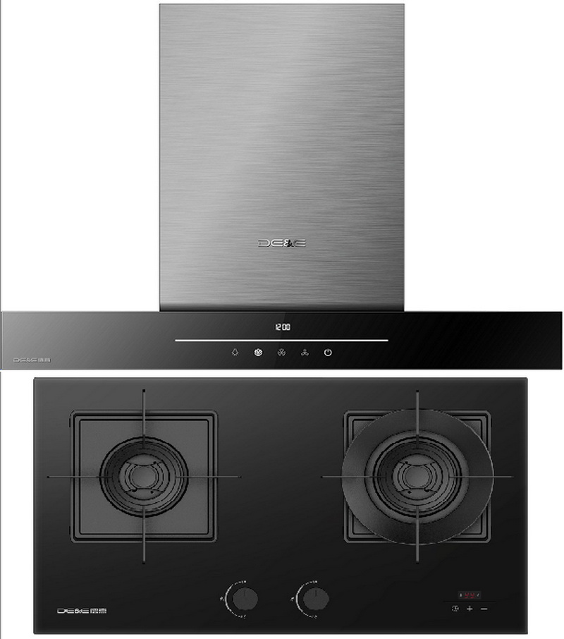 德意厨电套装CXW-230-HK2085+蓝极光灶具3209组合升级