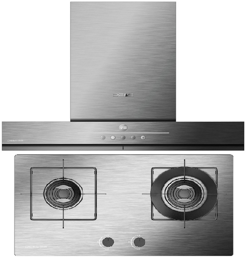 德意厨电套装CXW-230-HK2086+蓝极光灶具3208组合升级