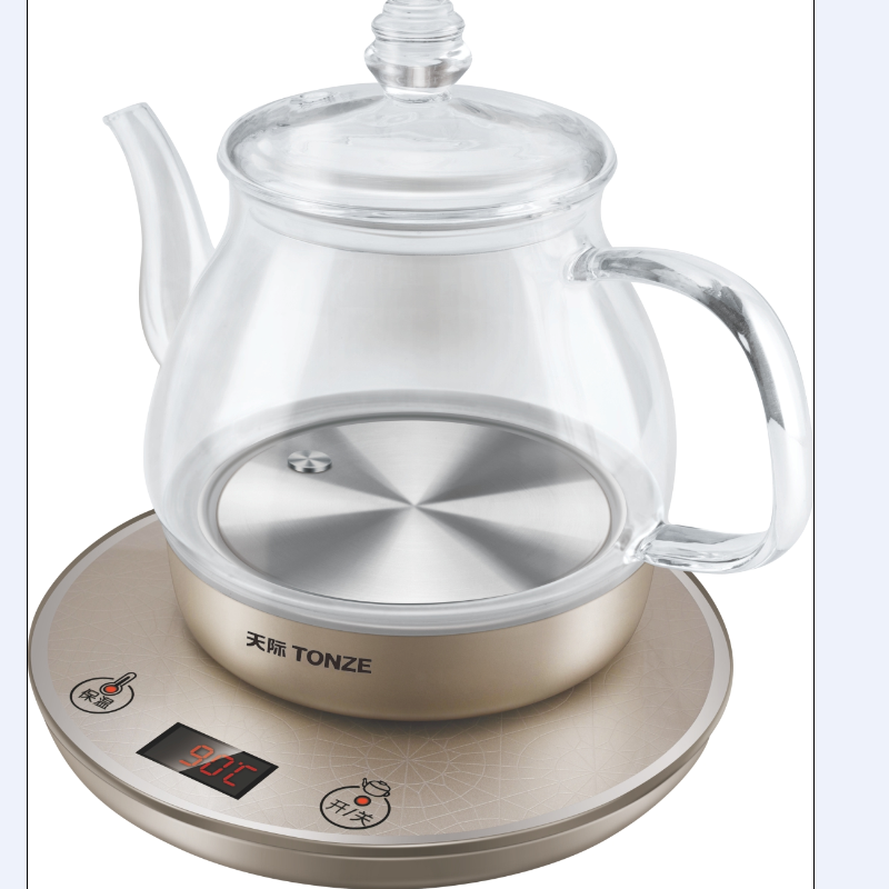 卖点一 玻璃壶体 卖点二 环保型发热盘
