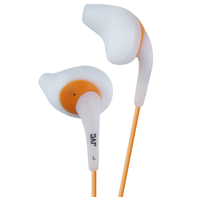 杰伟世(JVC)HA-EN10 为运动而生 色彩缤纷的 糖果运动耳机 白色