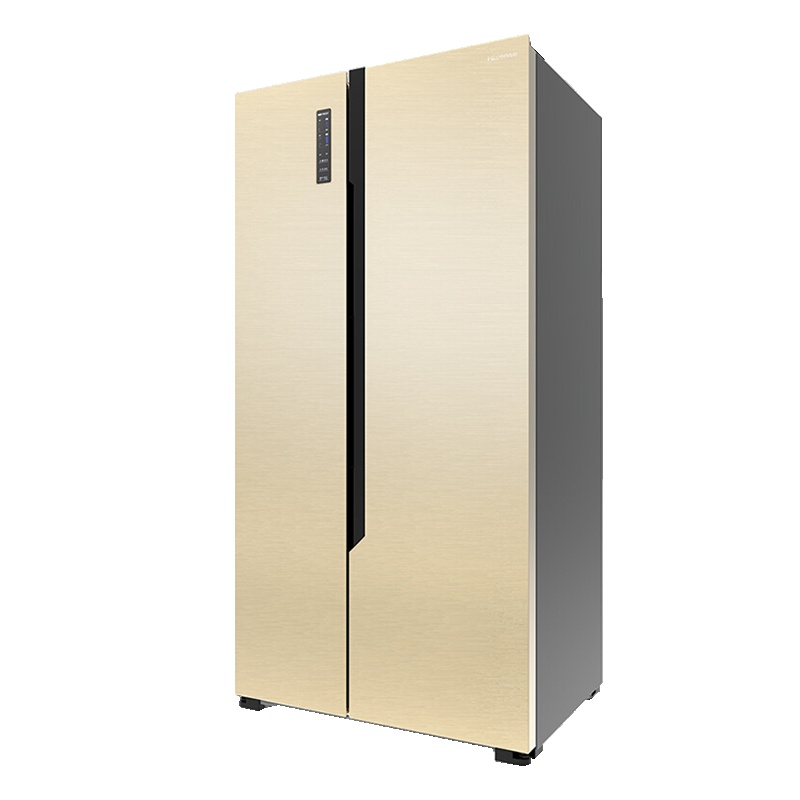 海信(Hisense)BCD-590WT/Q 590升 对开门冰箱 风冷无霜 电脑控温 节能静音 家用(琥珀金)