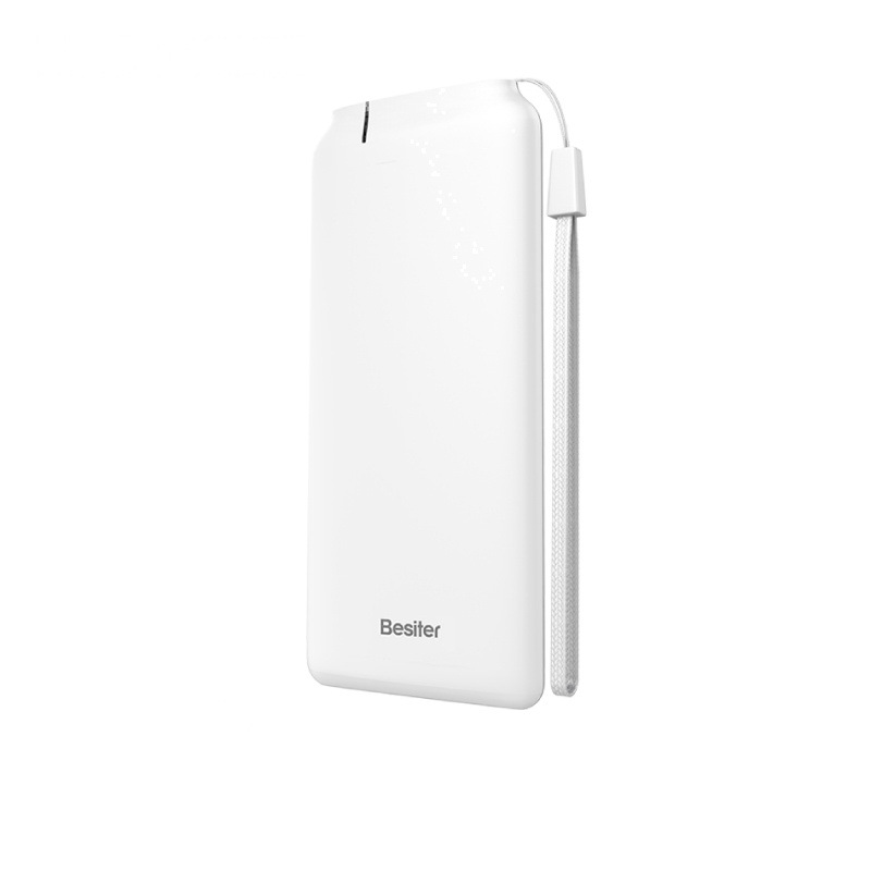 倍斯特小巧创意充电宝便携聚合物移动电源可爱迷你10000毫安智能