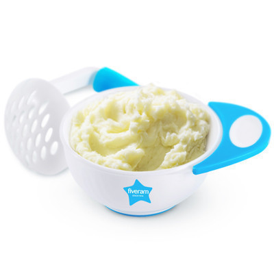 五羊(Fiveram)孩子宝婴儿辅食研磨碗 双重研磨设计 轻松研磨易清洗