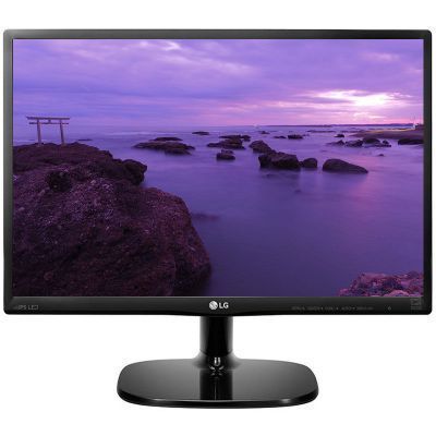 LG 20MP48A-P 19.5英寸光 滑切割设计 IPS硬屏 低闪屏 滤蓝光 液晶显示器