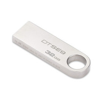苏宁自营金士顿(Kingston)DT SE9H 16GB 金属U盘 银色亮薄