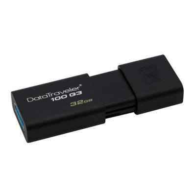 苏宁自营金士顿(Kingston)DT 100G3 32GB USB3.0 U盘 黑色