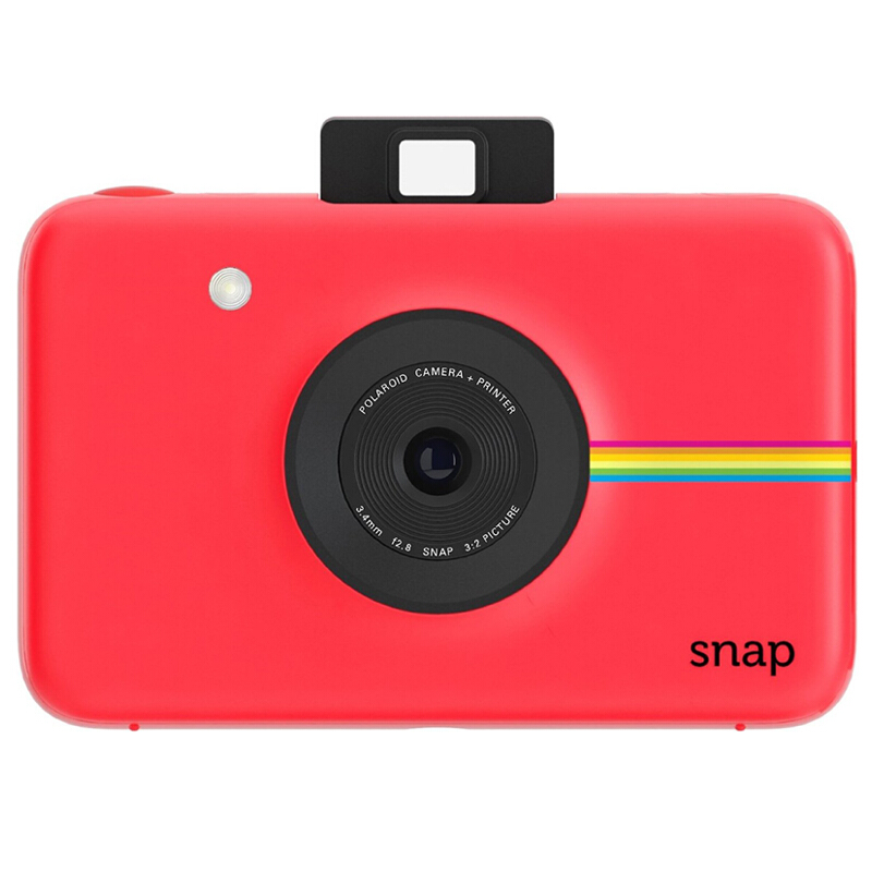宝丽来(POLAROID) 立拍立得相机 SNAP 红色 数码照像机 即拍即得一次成像 工程塑料材质