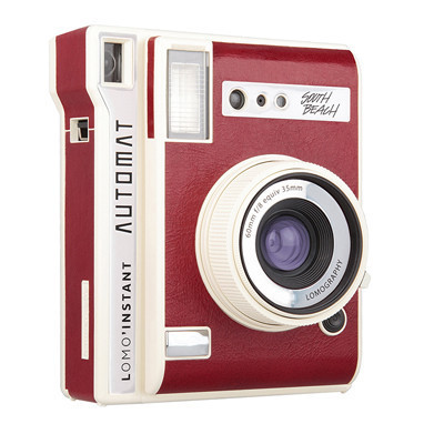 乐魔(LOMO)li850lux全自动一次成像拍立得相机 立拍立得AUTOMAT 三镜头版 枣红色