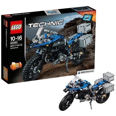LEGO乐高Technic机械组系列宝马R1200GS Adventure摩托车42063塑料玩具200块以上6-14岁