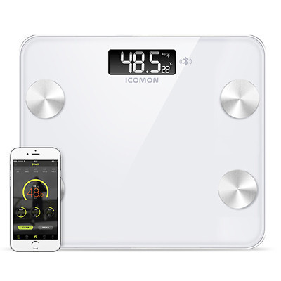 沃莱(ICOMON)智能体脂称i11(黑色) 人体秤 脂肪秤 电子秤 健康秤 家庭秤