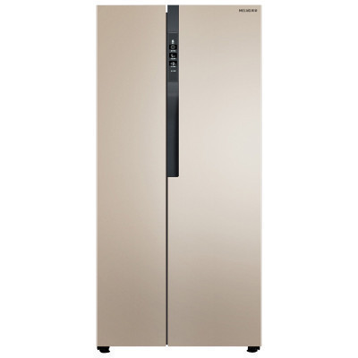 美菱(MELING)BCD-436WPCX 436升 对开门冰箱 冰箱变频 风冷冰箱 冰箱家用 超薄冰箱 电冰箱(金)